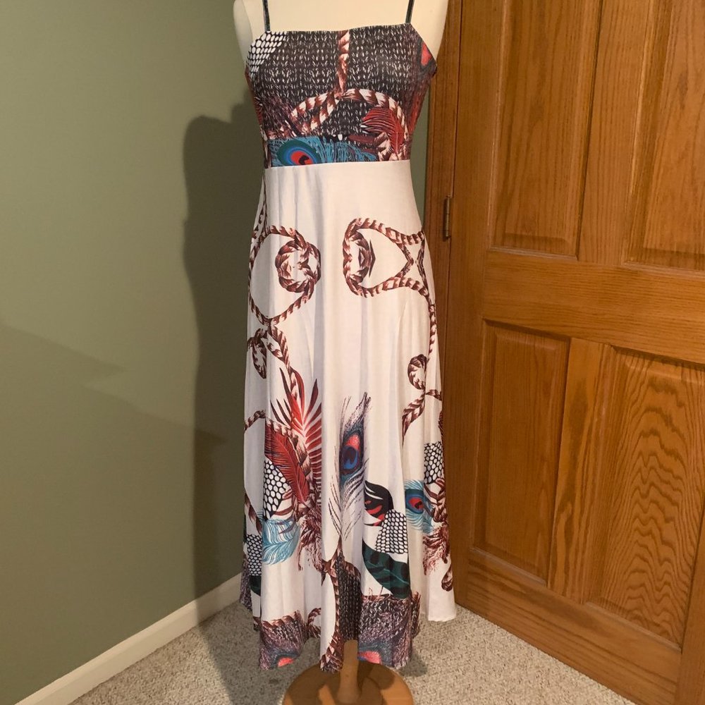 Peacock sundress M NWOT #174 - Picture 5 of 5